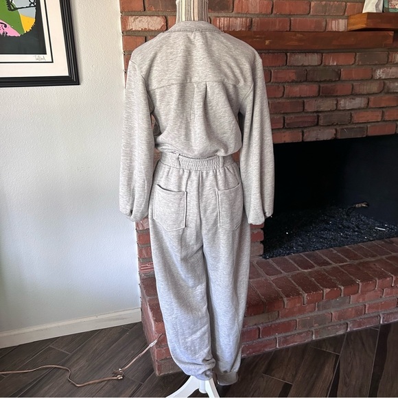 For Love & Lemons Yuna Jumpsuit in Grey Sz S - Picture 9 of 12